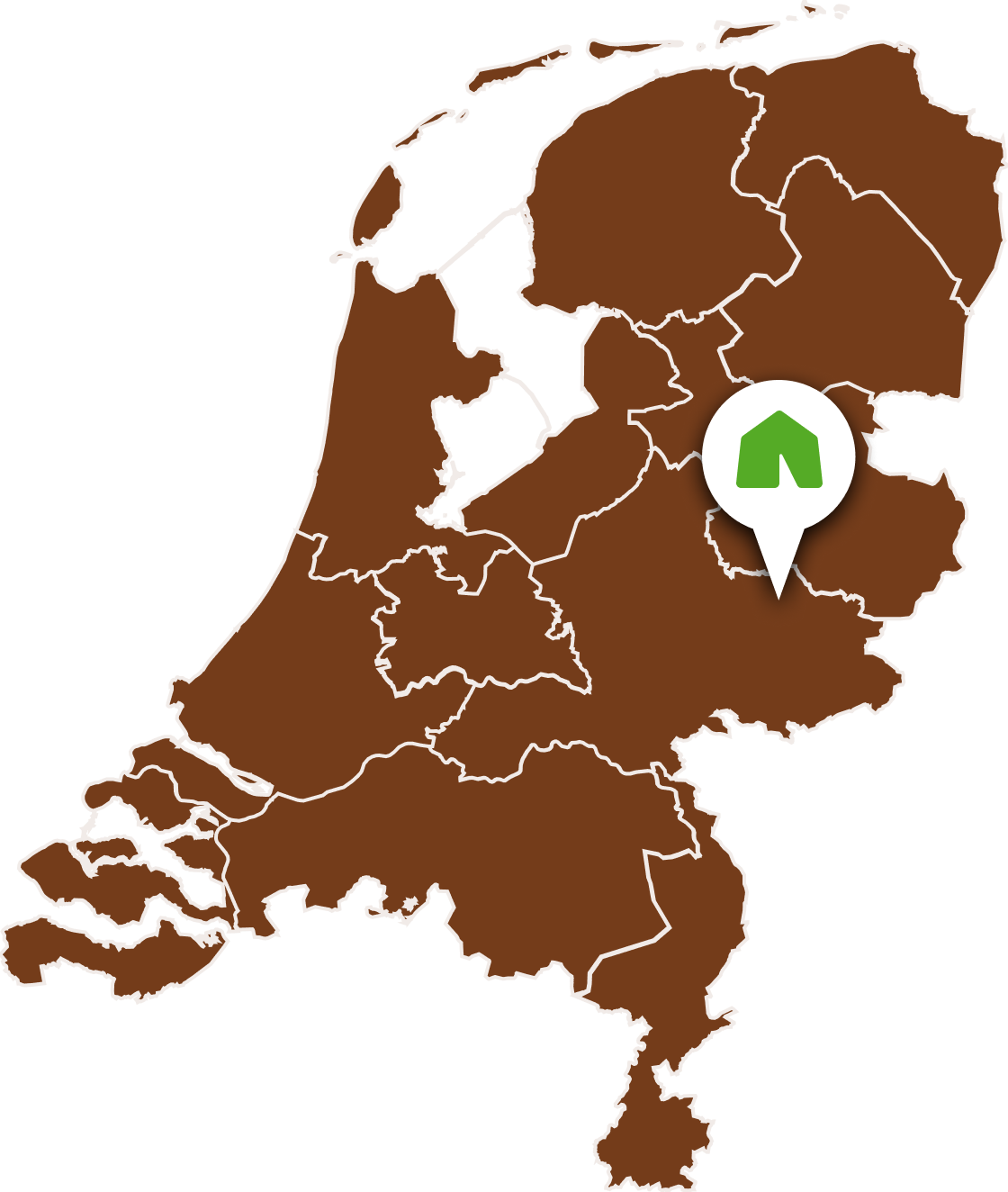 Nederlandkaart